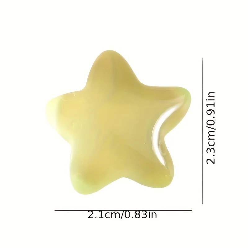 Glow-in-the-Dark Star Shoe Charms Easy Install Fun DIY hole shoes Buckles Hole shoes shoe charms 7/14pcs