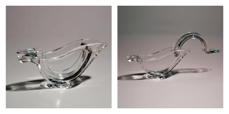 Description Picture 2 of itemLemon Clip Manual Transparent Fruit Juicer Home Kitchen Bar Gadget Bird Shape Citrus JuicerHand Held Orange Squeezer Machine