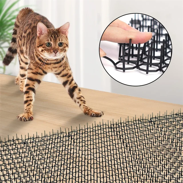 Anti Dog Cat Spikes Mat Anti-Climbing Fence Balcony Isolation Gardening Anti-Cat Thorn Net Dog Squirrel Repellent Pet Supplies 2