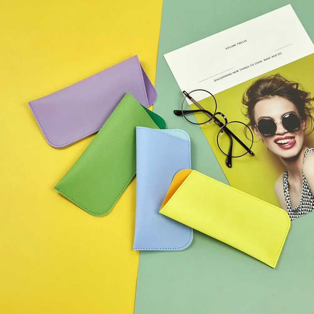 

Leather Waterproof Sunglass Box Small Coin Purse Glasses Holder Eyewear Protective Case Sunglasses Storage Bag Eyeglasses Case