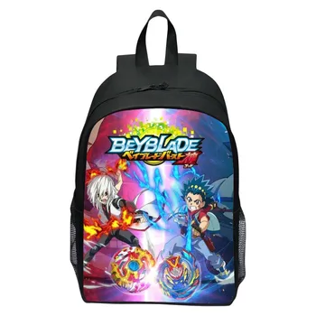 16 inch 3D children's backpack Beyblade Buttst combat gyro primary school backpack kindergarten backpack 1