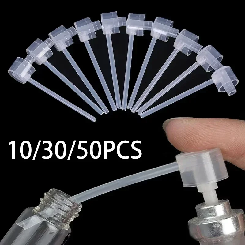 10/30/50pcs Refillable Perfume Dispenser Pump, Diffuser Funnel Cosmetic Pump Distributor, Portable Perfume Filling Tool
