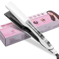 Steam Hair Straightener Professional Salon Nano Titanium Ceramic Steam Flat Iron Hair Straightening Irons for Smooth 1