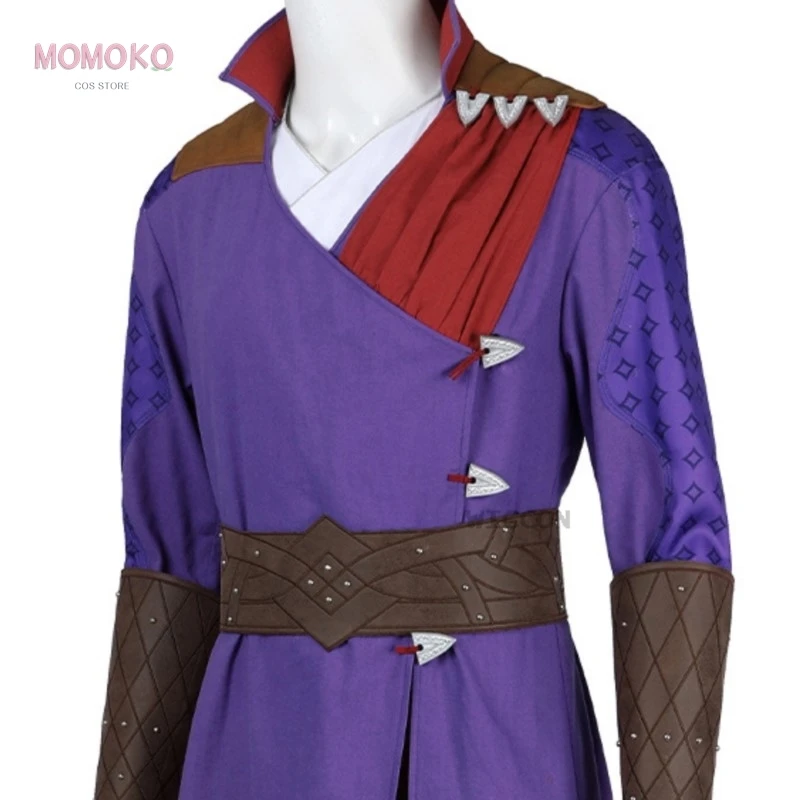 

Gale Cosplay Costume Purple Robe Men Game Baldur's Cosplay Costume Gate Disguise Shoes Men Male Halloween Party Roleplay Clothes