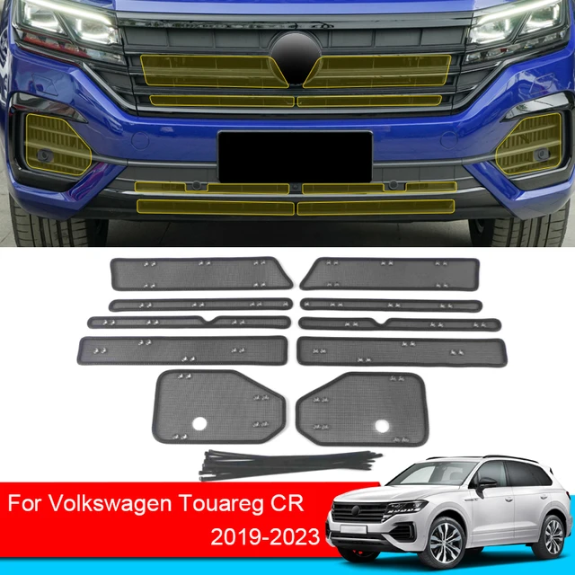 Autocollant décoratif de cadre central de volant de fibre de carbone de  voiture pour Volkswagen Touareg