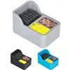 Soldering Iron Tip Cleaner Portable Solder Tip Cleaner Kit Soldering Accessories With Silicone Holder Dense Cleaning Steel Brush 1