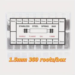 Deluxe Stainless Steel Watchband Spring Bar Set (270 Pieces) (360pcs)