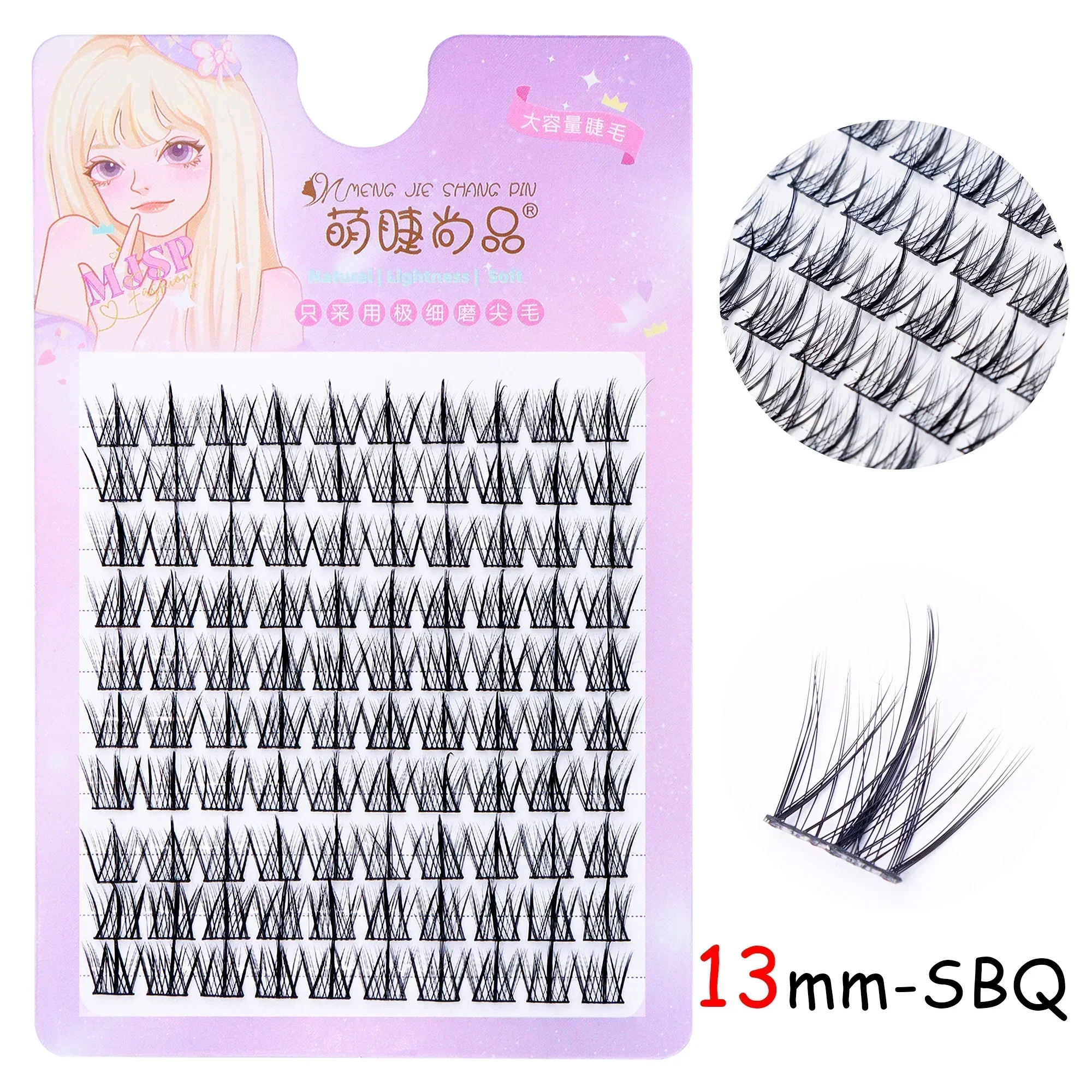 DIY Natural Fake Eyelash Clusters