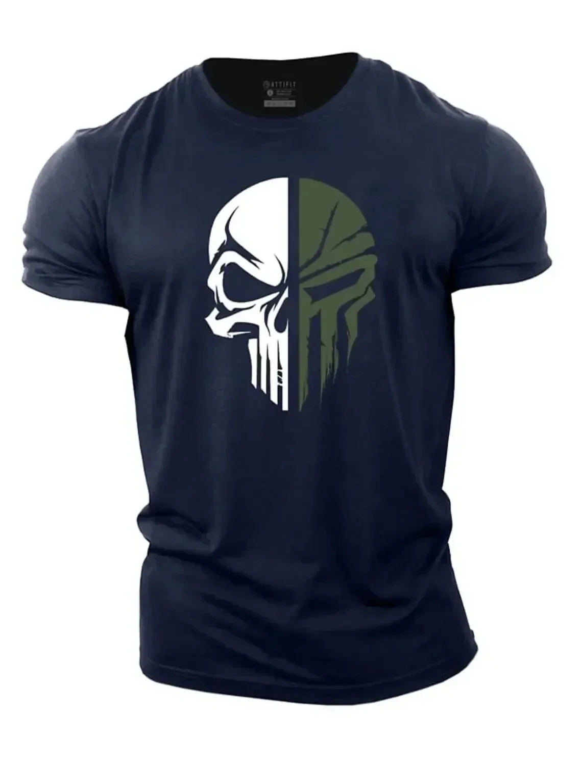 3D Men's T shirt -- Skull T Shirt