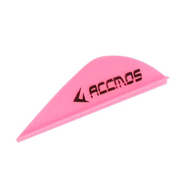 60pcs 2 inches Plastic Arrow Vanes TPU Arrow Feather Accessories for Arrow Shaft Archery DIY 6