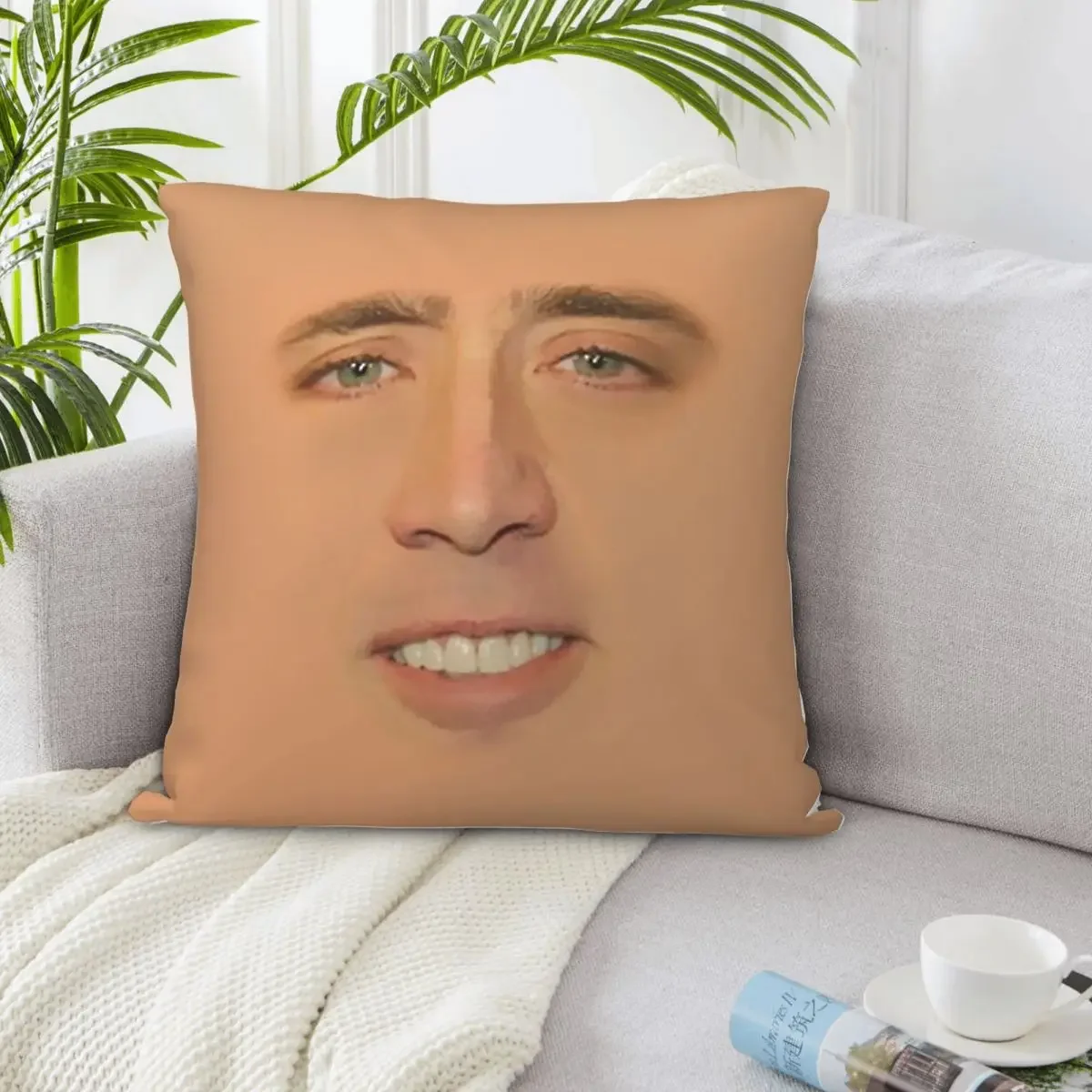 Cushion Cover Nicholas Cage Pillow Magical Nicolas Cage Cushion