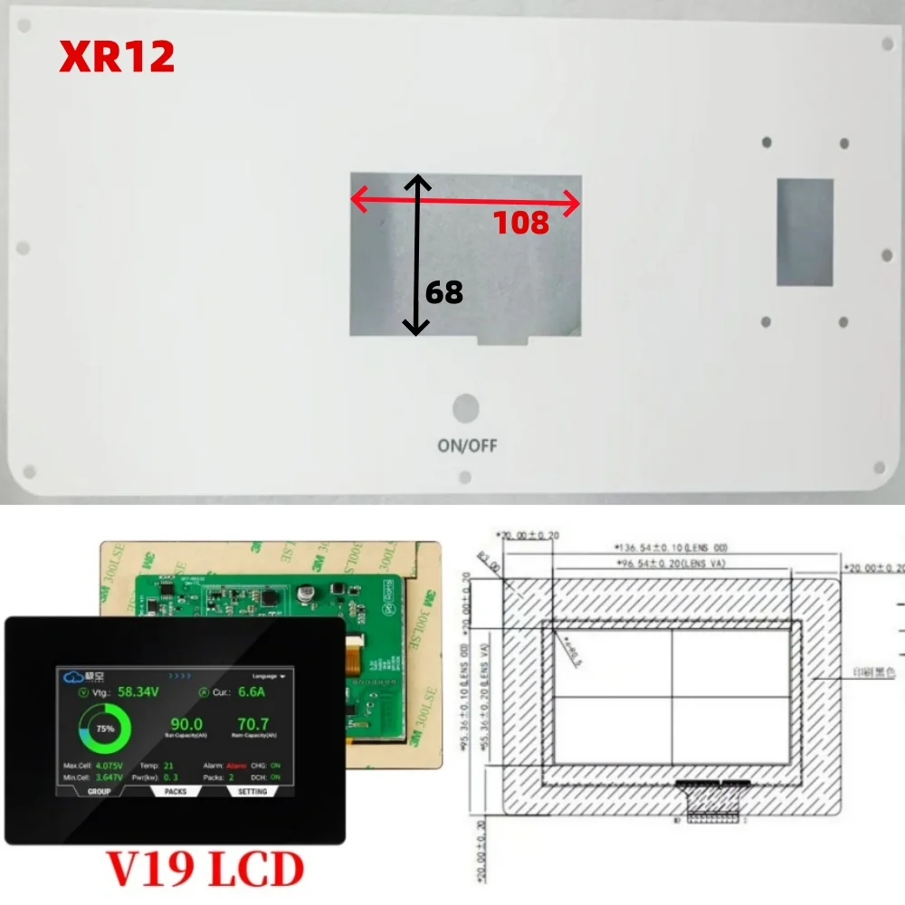 Customization V19 JK BMS  Solar Home Energy Storage LiFePO4 Battery Box DIY Kit