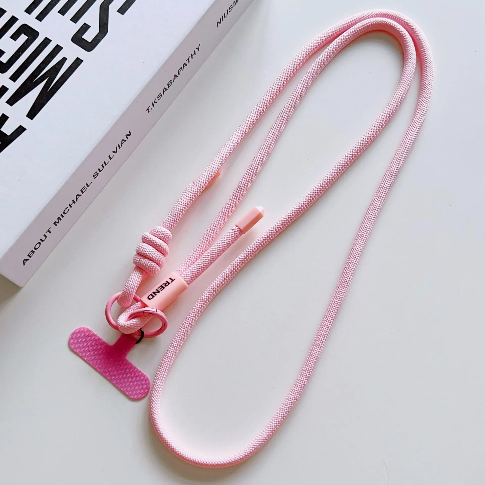Adjustable Dual-Sided Phone Lanyard with Durable Braided Anti-Lost Strap