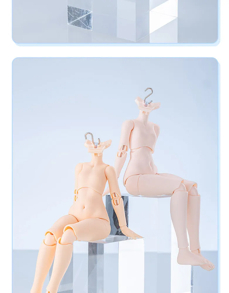 14,5 cm Bjd Mädchen Puppe Körper 1/12 Bjd Große Brüste Puppe Körper Bewegliche Gelenk Anime Figur Modell Anzug Für Ob11, P10, Ymy, 1/12 Bjd Puppe – Detail 12