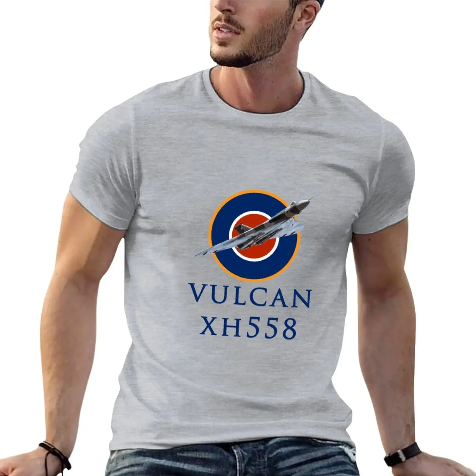 

Vulcan Bomber XH558 T-Shirt plain kawaii clothes customs t shirts for men graphic