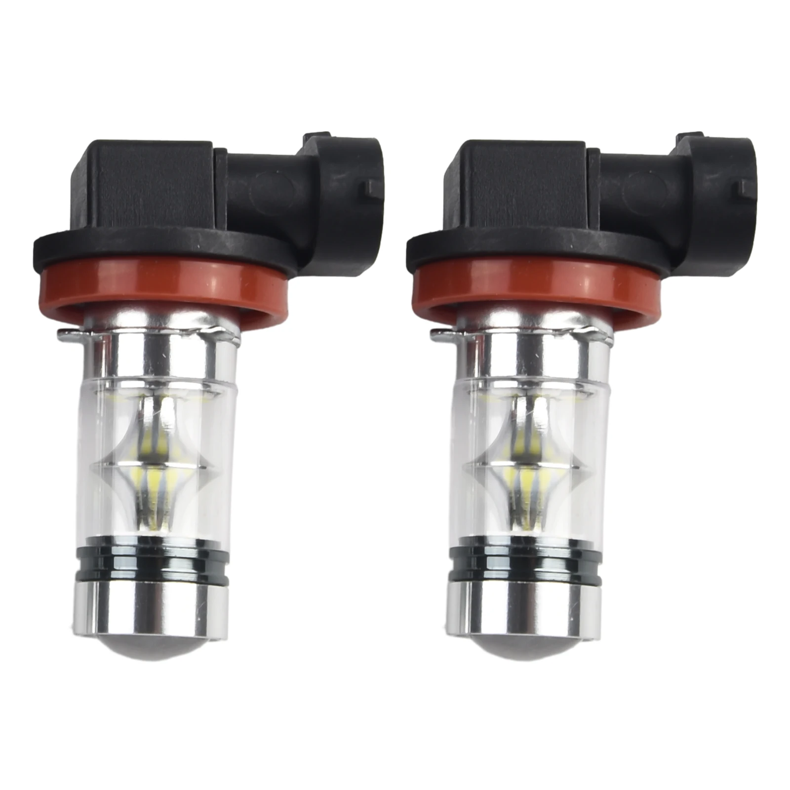 2323 운전 LED 안개등 램프 전구 세트, 흰색 자동차 전구, 매우 밝은 내구성, 12V-24V, 6000K -6500K, 600LM, 60W, H11, H8