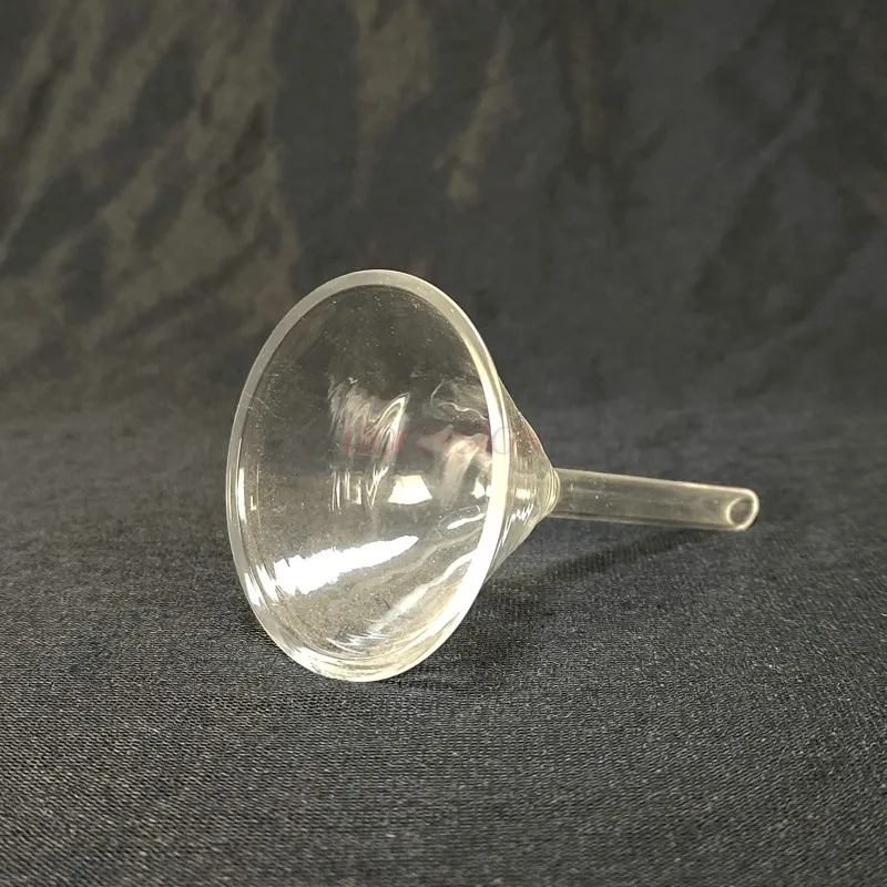 유리 깔때기 직경 60mm 삼각 깔때기 원뿔형 깔때기 화학 실험 장비