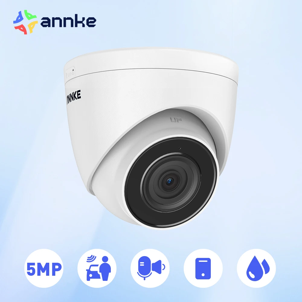 ANNKE smare haza 8MP 5MP Ip camer kültéri beltéri 4K POE biztonsági Kamera POE Őrzés Kamera TF rty Feltét vel Hang ben