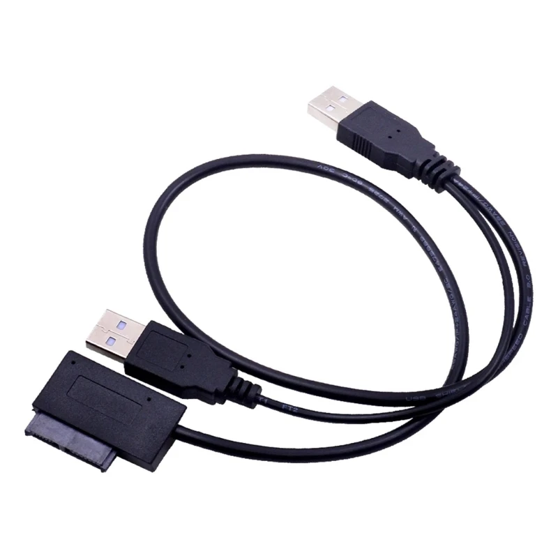 

USB 2.0 to 13Pin USB 2.0 to Mini SATA 7+6Pin Adapter Converter Cable for Laptop Drive CD-ROM Converter USB Cable Drop Shipping