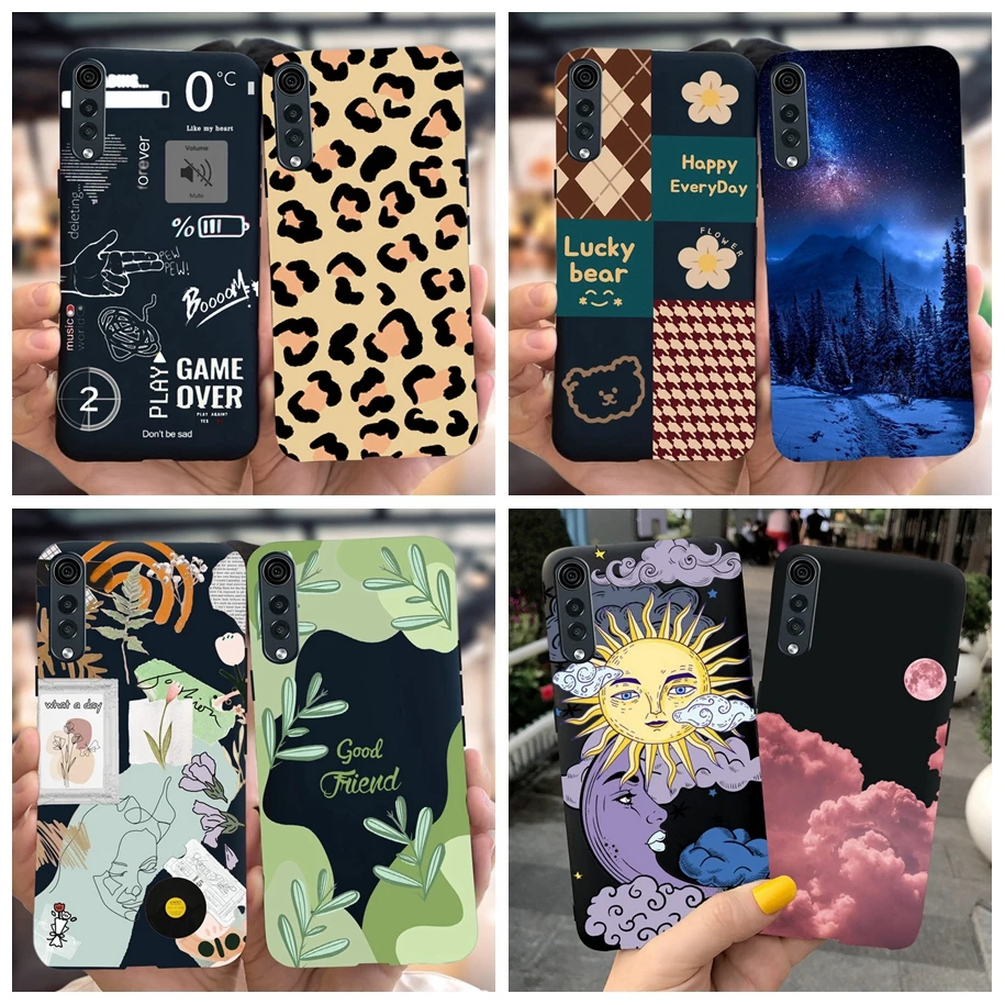 Per Lg Velvet 2020 Custodia Fashion Art Dipinta In Silicone Antiurto Slim Soft Tpu Cover Posteriore Per Lg Velvet 5G Uw Lm-G900V Custodia Per Telefono