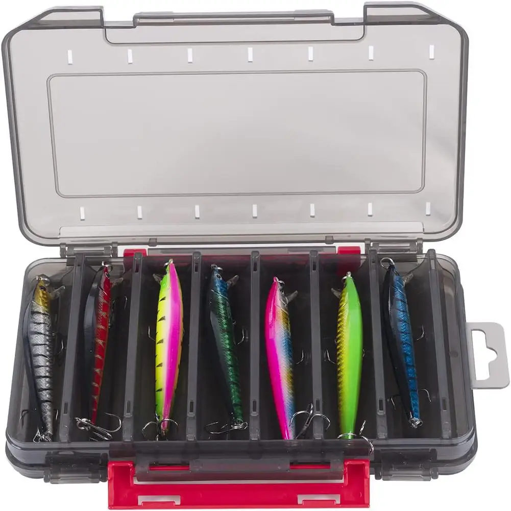 PLUSINNO - Kit de accesorios de pesca, caja de aparejos de pesca con