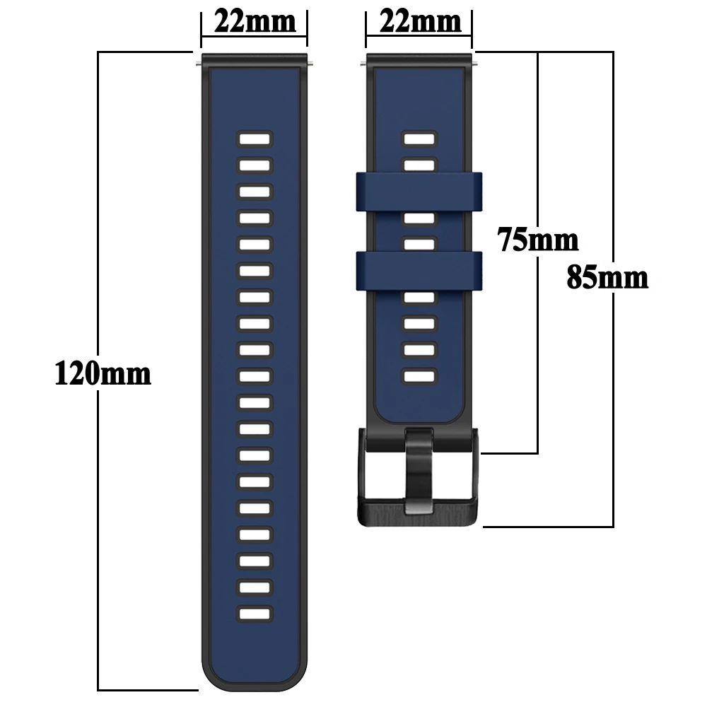 Enhanced Silicone Strap for Huawei Watch GT Series - 46mm Smartwatch Band Accessory
