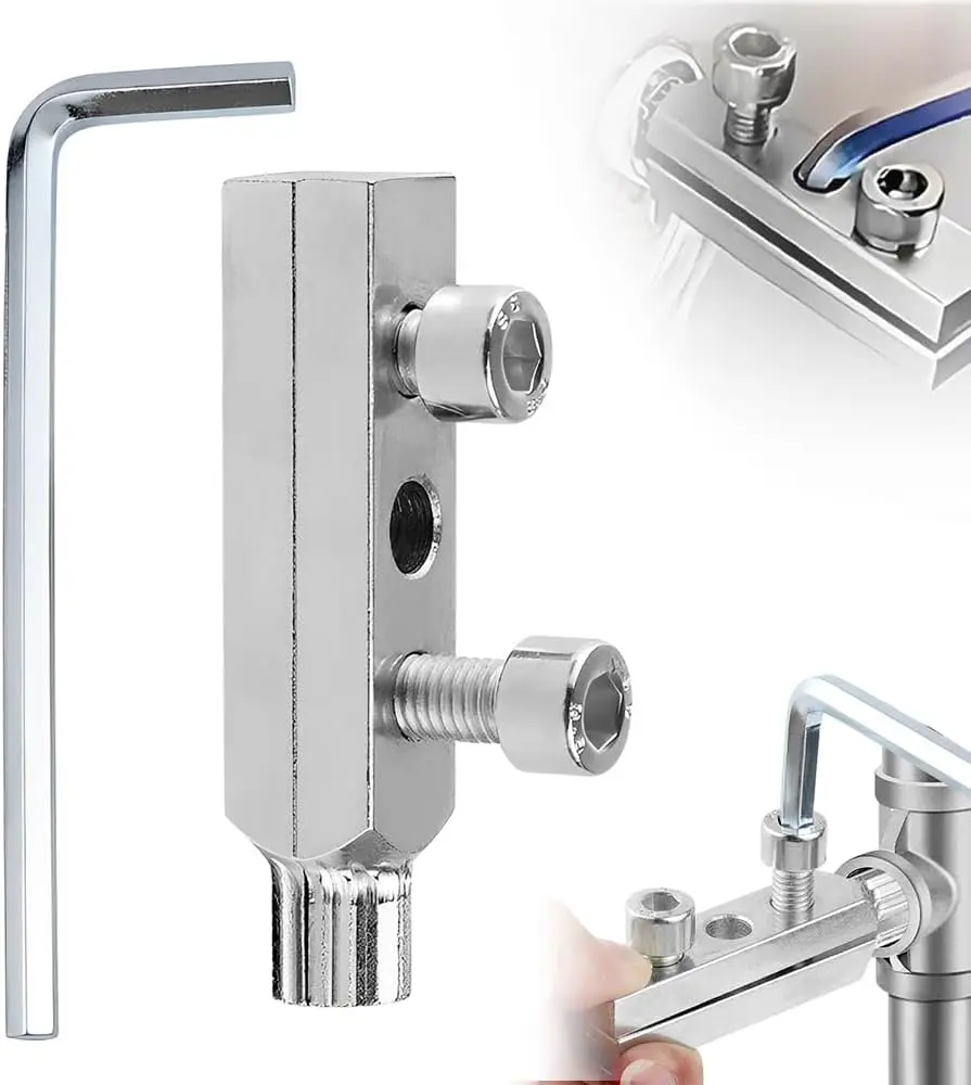 Valves d'angle de robinet, ensemble d'extracteur de fil cassé, extracteur de vis endommagé, Valve d'angle universelle, extracteur de vis dénudé
