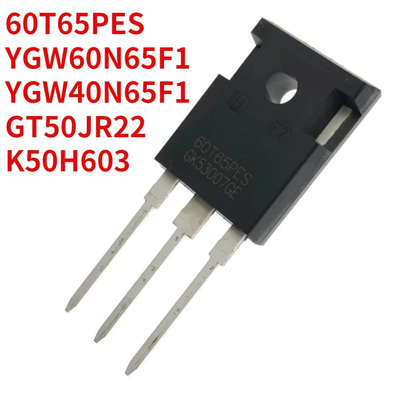 10pcs Original New YGW75N65F1 75A650V TO-247 IGBT Tube 75N65 Welding Machine IGBT YGW40N65F1 K50T60 K50H603 60T65PES