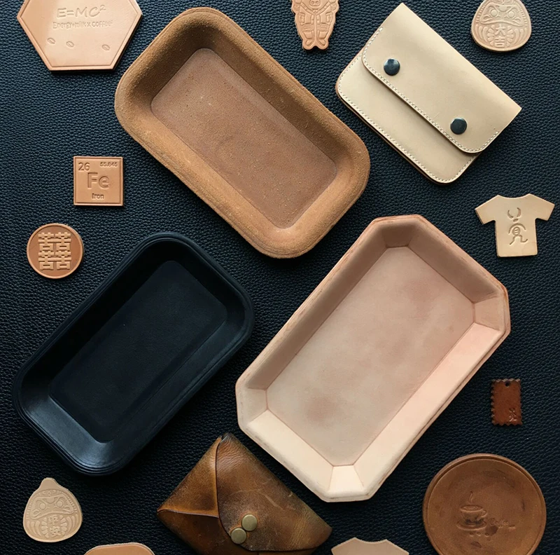 Hand-work unique design Leather shaping mould Handcrafted leather tools This mold is used to make leather storage trays