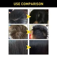 Shampoing magique à base de plantes naturelles, 100ML, 3 en 1, pour cheveux Gary, brun foncé, noir, couverture grise pour femmes et hommes 3