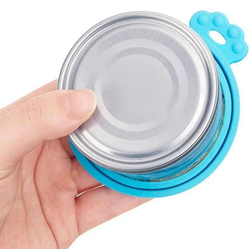 Food Cover Fresh Keeping Cover Kitchen Utensils Kitchen Supplies Preservation Cover 4Pcs/Pack Colorful Food Covers Multifunctional Lids for Cups Pet Cans Premium Silicone Food Grade Fresh Lids Kitchen Accessories