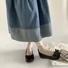 Retro Bowknot Patent Leather Women's Ballet Flats Shoes Autumn Slip on Flat Shoes Round Toe Flat Loafer Female Mary Jane Shoes 3