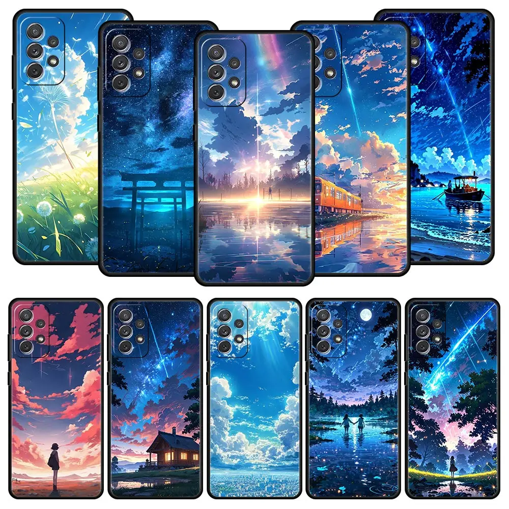 Whimsical Cartoon Sky Phone Case Cover