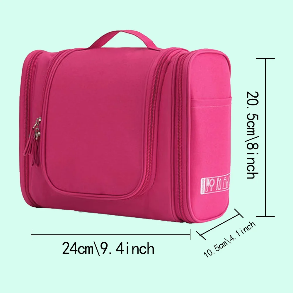 MakeUp Bag Toiletry Bags Zipper Make Up Case Wash Pouch Women Hook Up Friends Print Handbag Travel Toiletries Cosmetic Organizer