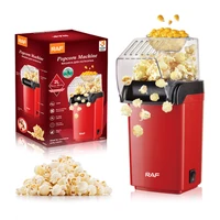 Electric Popcorn Makers Hot Air Popper Maker Automatic Fast Popcorn Machine 2L Capacity for Home Movie Time Kids Christmas Gift 1