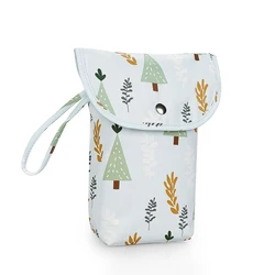 Waterproof Portable Baby Diaper Bag Organizer for Travel and Outdoor Use (Forest)
