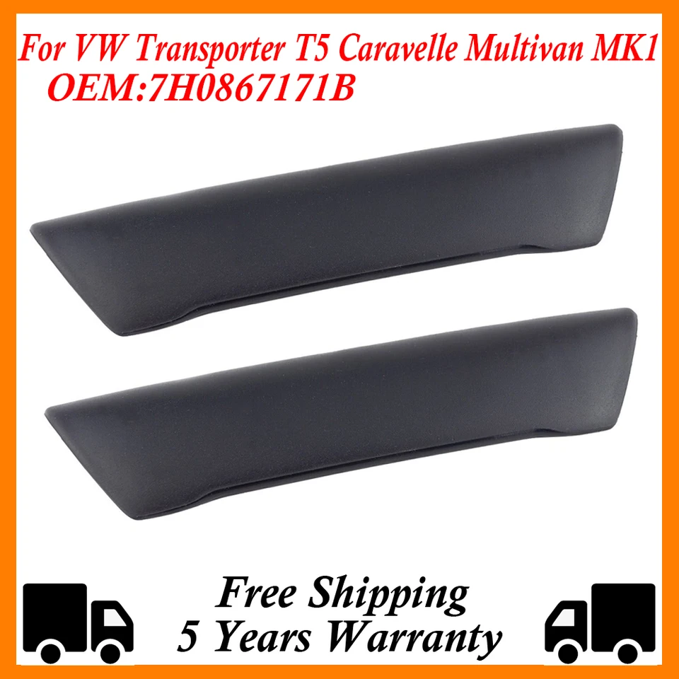 2X FRONT DOOR Grab Pull Handle Inner For Vw Multivan Transporter T5
