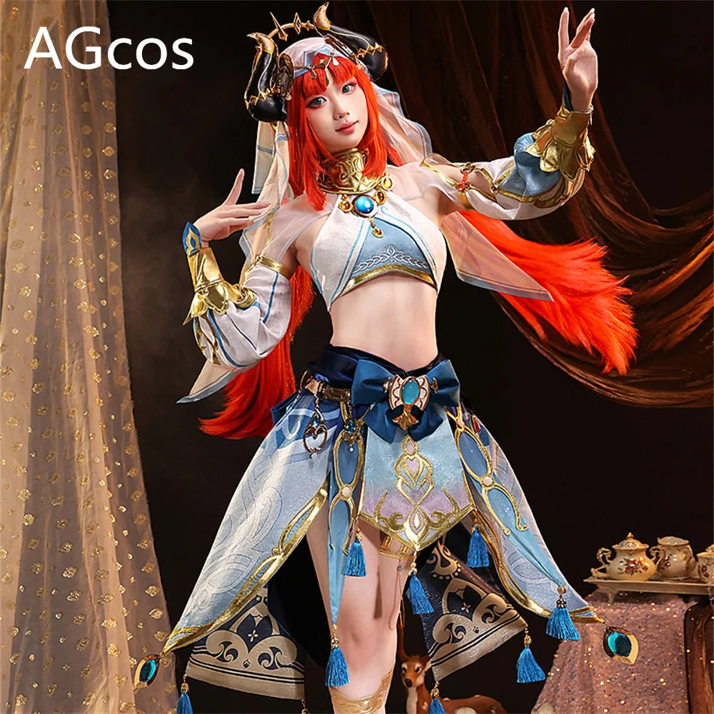 AGCOSPresaleGenshinImpactNilouCosplayCostumeNilouWomanDress