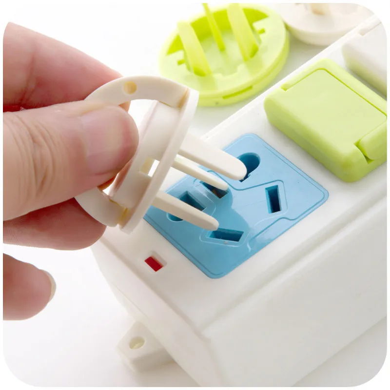 10pcs Baby Safety Child Electric Socket Outlet Plug Security Protection Rotate Cover Power Socket Electrical Outlet Child Safety
