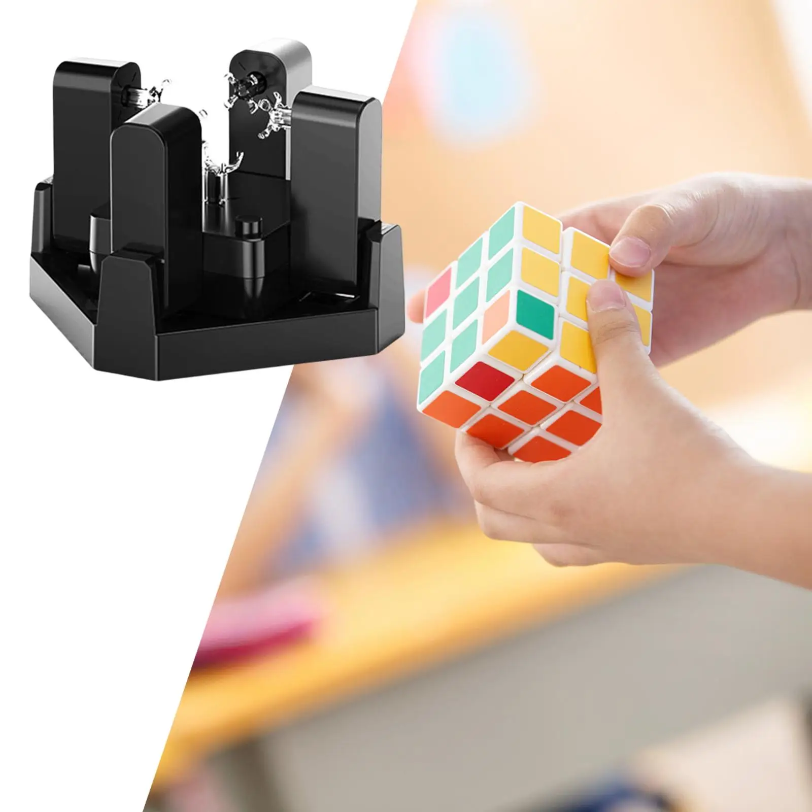 Automatic Puzzle Scrambler 3x3x3 cube Cube Solver Bluetooth Connectivity Cube Solving Machine Cube Robot 6