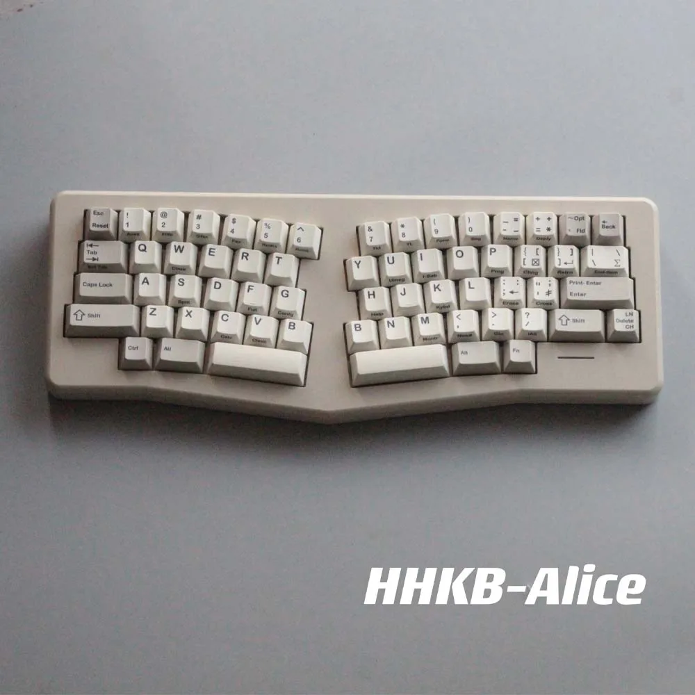 CNC алюминиевая чехол резиновая купольная Topre переключатель HHKB-Alice индивидуальный емкостный EC Клавиатура комплект ссылки HHKB/Realforce/Nize