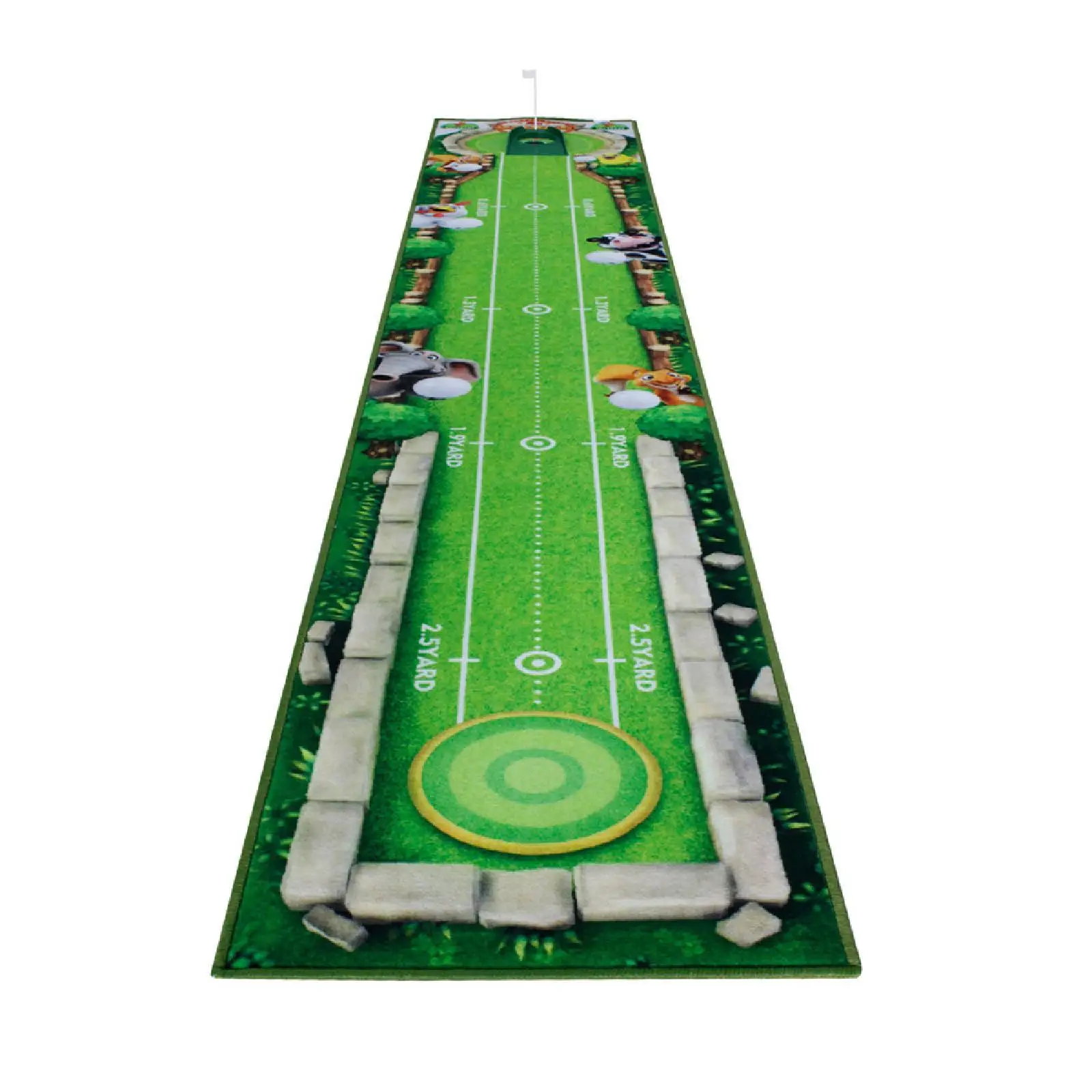 Golf Putting Mat Equipment Gift for Golfer Improving Putting Skills Golf Training Pad for Park Backyard Garden Lawn Office Golf Putting Mat Equipment Gift for Golfer Improving Putting Skills Golf Training Pad for Park Backyard Garden Lawn Office