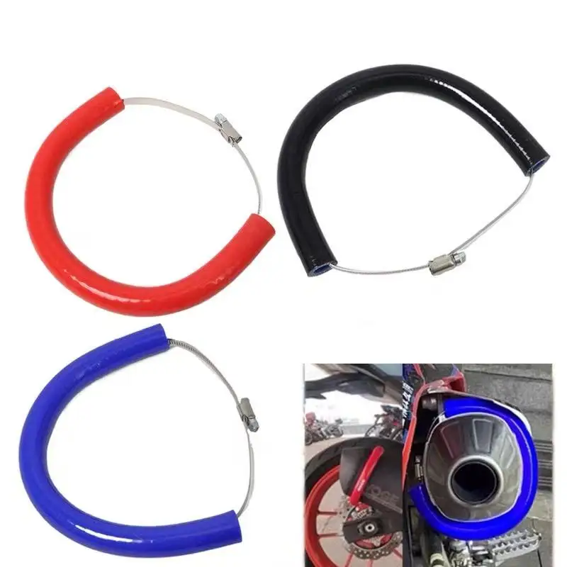 Motorcycle Rear Exhaust Anti-Scald Protective Ring Cover