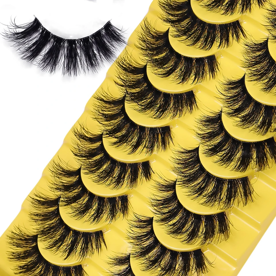 30 Pairs 3D Fluffy Dramatic False Eyelashes