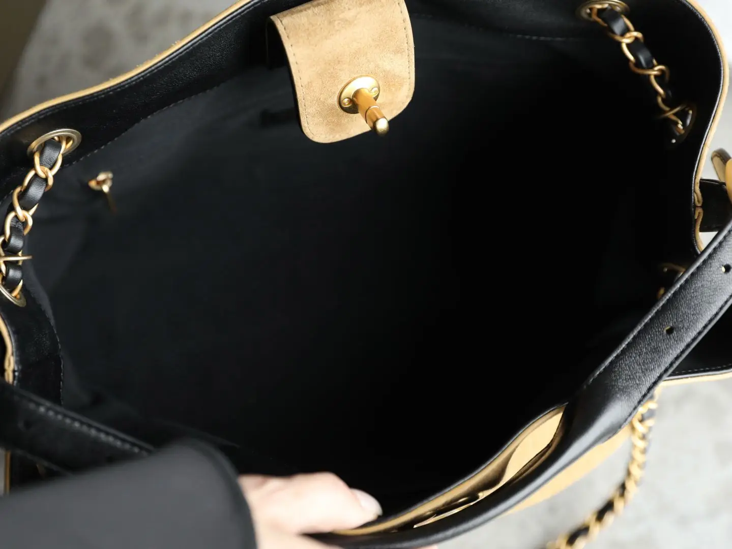 Classic Brown Satchel Bag strap