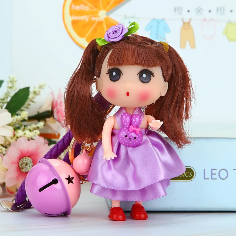 

Fashionable Long Hair Doll Car Key Chain for Children's Toy Gift