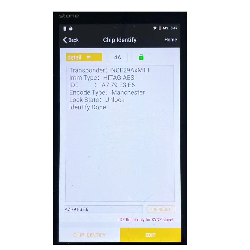 애프터 마켓 스마트 카드, CN010041 NCF29A1 칩, R-enault Megane 4 탈리스만 4 버튼, 433 MHz 트랜스폰더, AES 칩, 키리스 GO