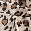 Super Soft Coral Fleece Flannel Blankets Leopard Stripe Printed Sofa Bed Bedspread Plaid Blankets 5
