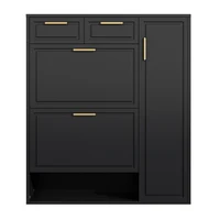 KOMHTOM Modern shoe cabinet with adjustable shelves