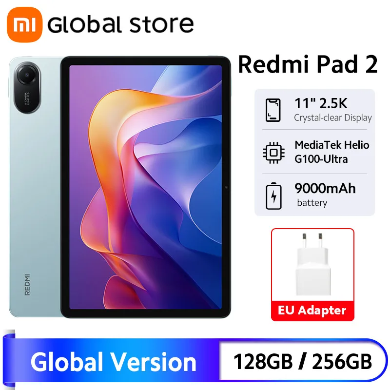 New Global version Xiaomi Redmi Pad 2 9000mAh Battery MTK Helio